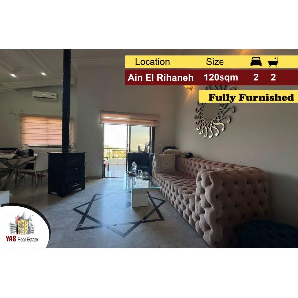 Ain El Rihaneh 120m2 | Furnished | Panoramic View | Catch | EL |