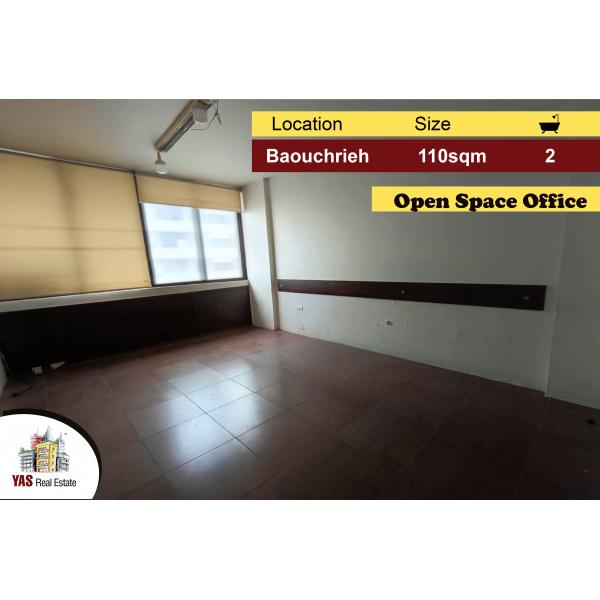 Baouchrieh 110m2 | Office | Open Space | Prime Location | AA |