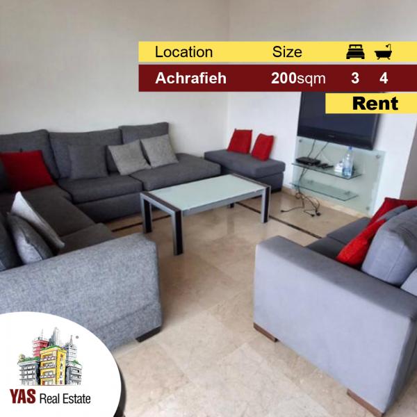 Achrafieh 200m2 | Fully Furnished | Mint Condition | Rent | MO |