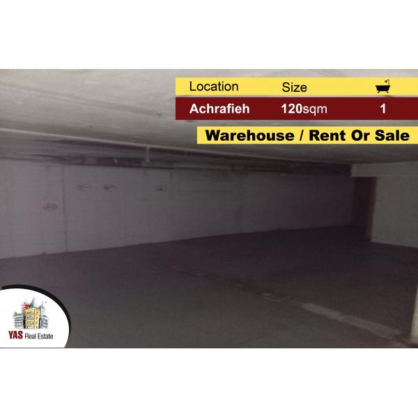 Achrafieh 120m2 | Warehouse | Rent Or Sale | Prime Location | AC |