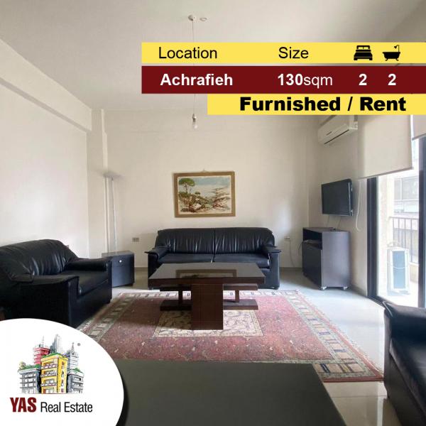 Achrafieh 130m2 | Perfect Condition | Furnished |Rent | MO