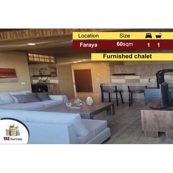 Faraya 60m2 | Furnished Chalet | Mountain View | DA |