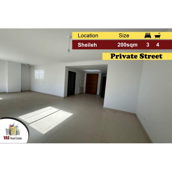 Sheileh 200m2 | New | Super Luxurious | Private Street |AC