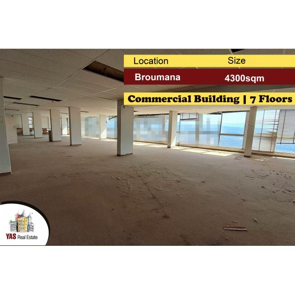 Broumana 4300m2 | Commercial Building | Rent | Main Road | AMK