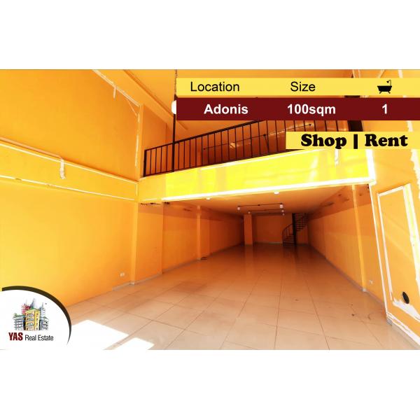 Adonis 100m2 | 70m2 Mezzanine | Shop For Rent | Prime Location | CHN |