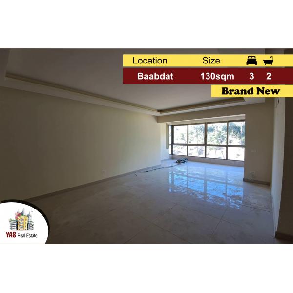 Baabdat 130m2 | Brand New | Calm Area | Mountain View | AMK |