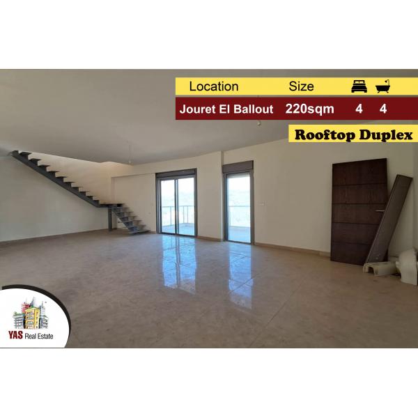 Jouret El Ballout 220m2 | Rooftop Duplex | Private Street | AMK |