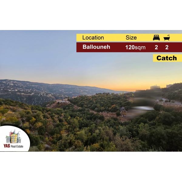 Ballouneh 120m2 | Well Maintained | Prime Location | View | Catch | DA