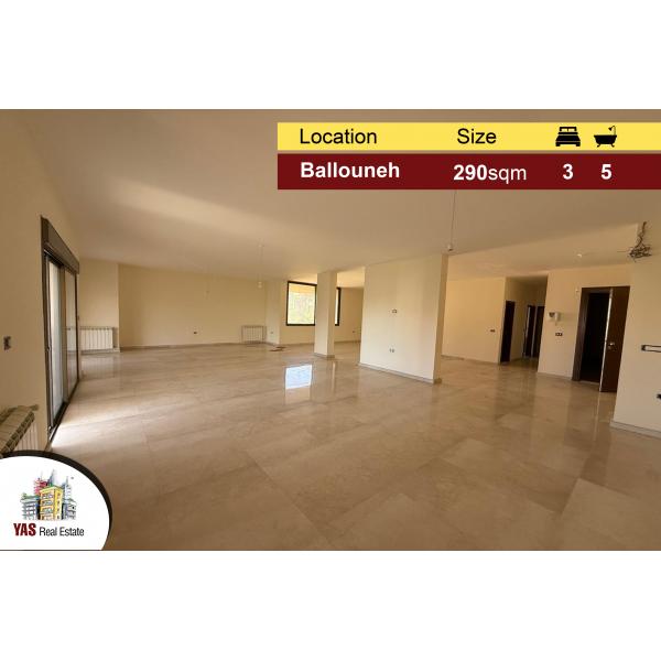 Ballouneh 290m2 | prime Location | High-End | View | Catch | AC |