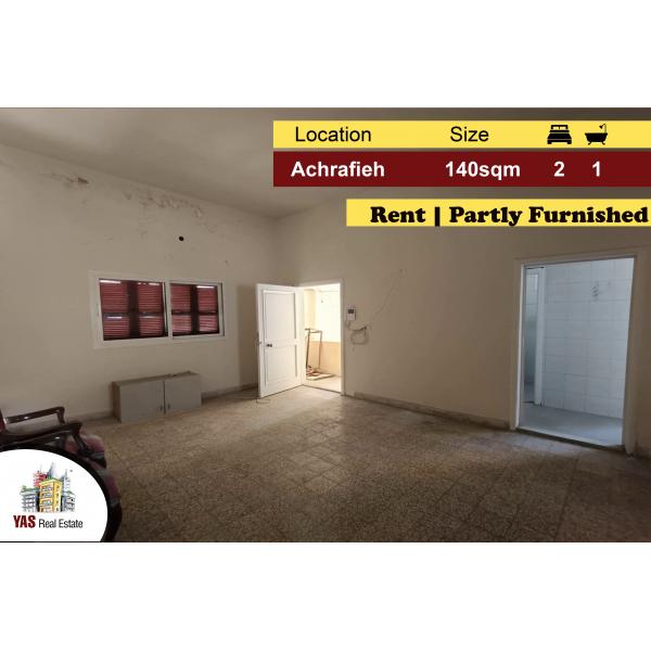 Achrafieh/Gemmayzeh 140m2 | Rent | Partly Furnished | AA CH |