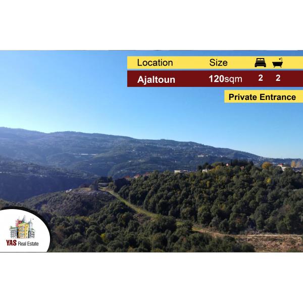 Ajaltoun 120m2 | 30m2 Terrace | Mint Condition | Mountain View | AC |