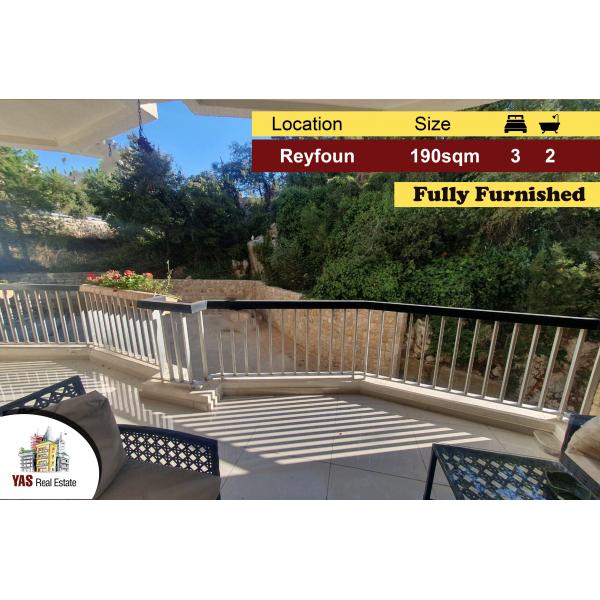 Reyfoun 190m2 | Fully Furnished | Calm Area | Prime Location | KH |