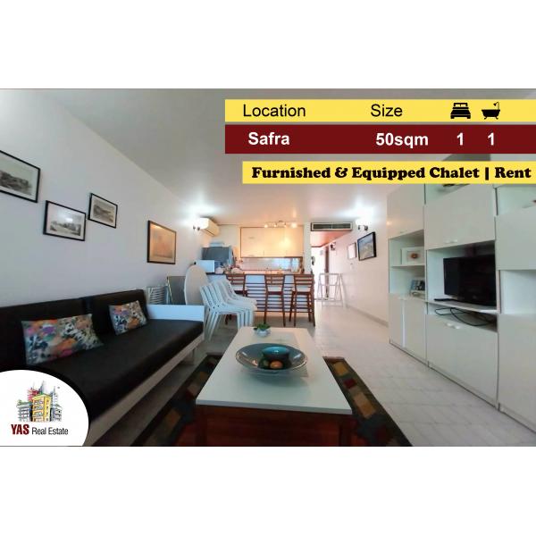 Safra 50m2 | Furnished Chalet | Rent | Luxury | IV AC |
