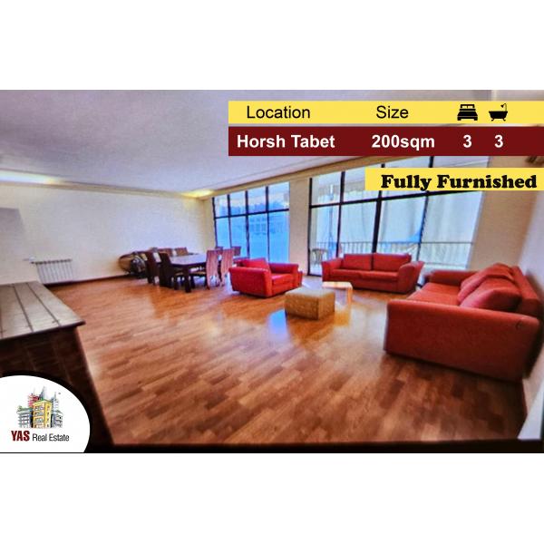 Horsh Tabet 200m2 | Fully Furnished | Prime Location | PA |