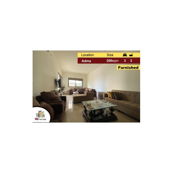 Adma 200m2 | 117m2 Terrace | Luxurious | Furnished | Sea View | RA |