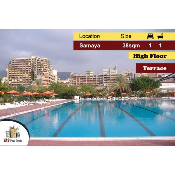Samaya 38m2 | Terrace | High Floor | Easy Access | Sea View | AC |