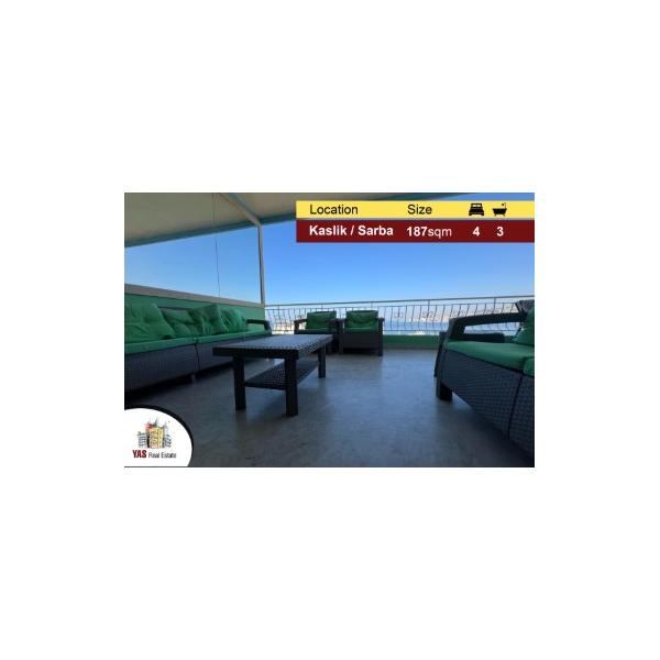Kaslik 187m2 | Super Luxury | Panoramic View | Prime Area | EH |
