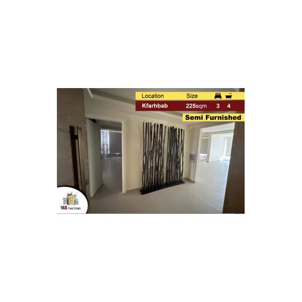 Kfarhbab 225m2 | Mint Condition | Open View | Partly Furnished | YV/PA