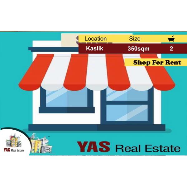 Kaslik 350m2 | Rent | Shop | Prime Location | Perfect Investment | EH