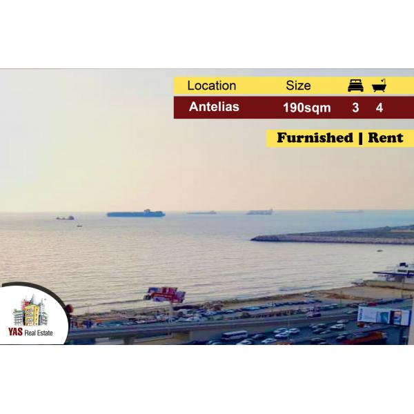 Antelias 190m2 | Rent | Furnished | Prime Location | Sea View | MJ |