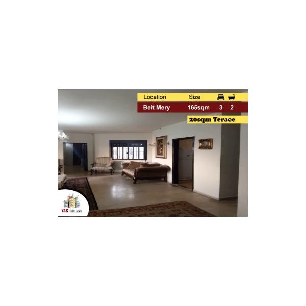 Beit Mery 165m2 | Mountain View | Well Maintained | Calm Street | PA