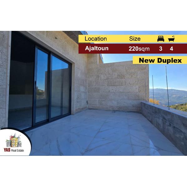 Ajaltoun 220m2 | Modern Duplex | New | High-End | View | DA |