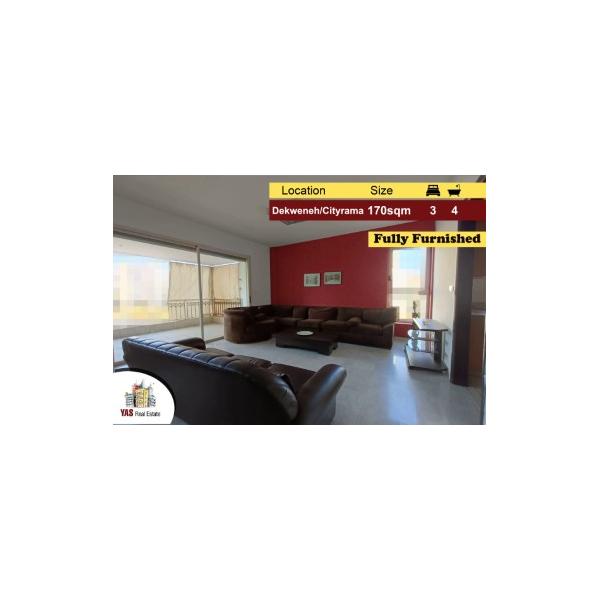 Dekweneh/cityrama 170m2 | Furnished | High End | Prime Location |AA RR