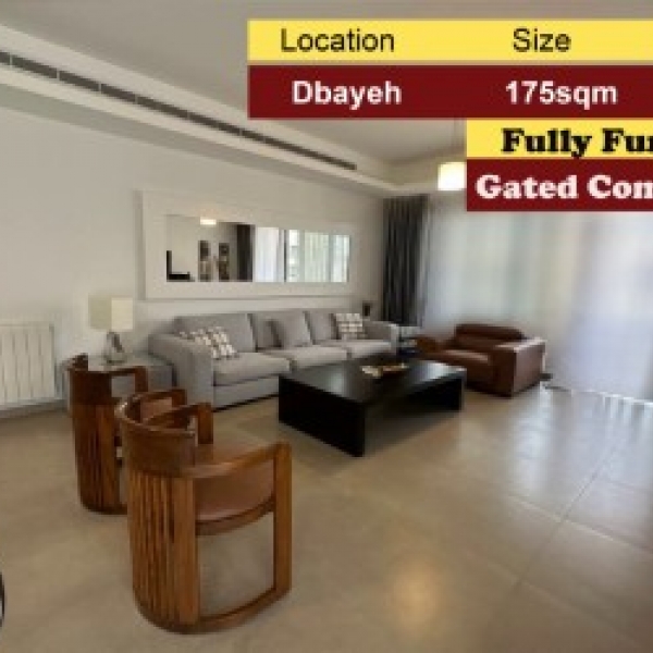 Dbayeh/Waterfront 175m2 | View Brand New | Gated | Furnished | MJ