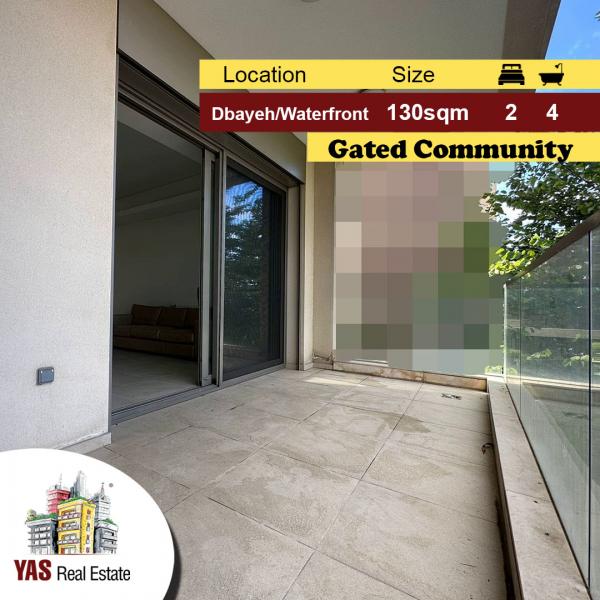 Dbayeh/Waterfront 130m2 | Gated Community | Calm Area | View | MJ
