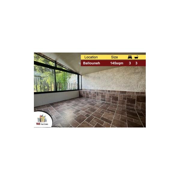 Ballouneh 145m2 | Luxury | Modern | Private Street | Mountain View|EL