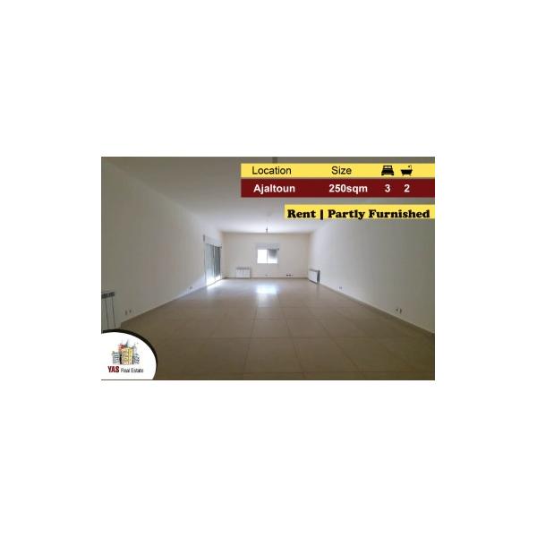 Ajaltoun 250m2 | Rent | Partly Furnished | Private Street | Flat | KH