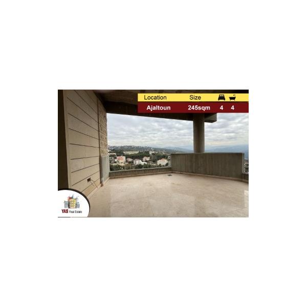 Ajaltoun 245m2 | Private street | Panoramic View | Luxurious |Catch|AC