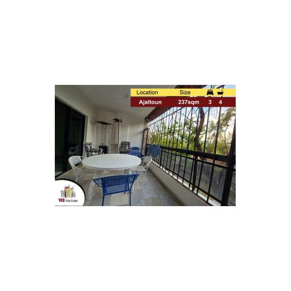 Ajaltoun 237sqm | Terrace | Well Maintained | High End | Flat | DA |