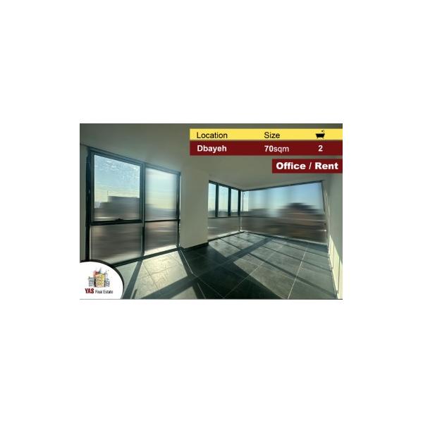 Dbayeh 70m2 | Luxury Office | New | Rent | Sea View | MJ |