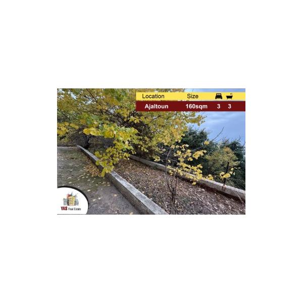 Ajaltoun 160m2 | 150m2 Garden | Private Entrance | Well Maintained |AC