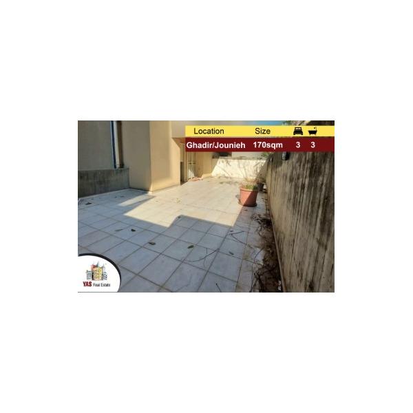 Ghadir/Jounieh 170m2 | 70m2 Terrace | Prime Location | Calm Area | IV