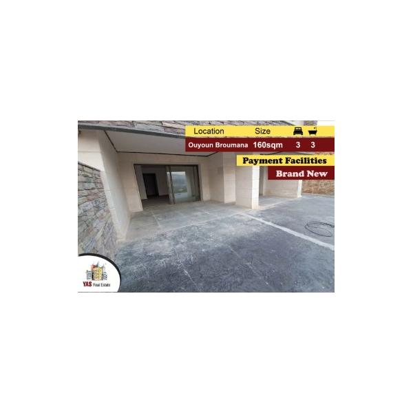 Ouyoun Broumana 160m2 | 100m2 Terrace | Brand New | Luxury | AMK |