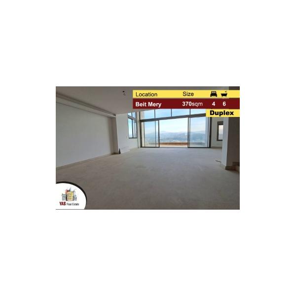 Beit Mery 370m2 | Duplex | New | Calm Street | Mountain View | AA |