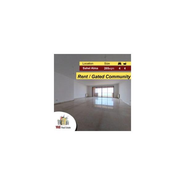 Sahel Alma 285m2 | Open View | Rent | Gated Community | IV |