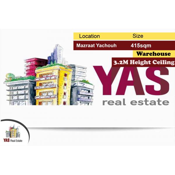Mazraat Yachouh 415m2 | Warehouse | Excellent Condition | Catch | KR