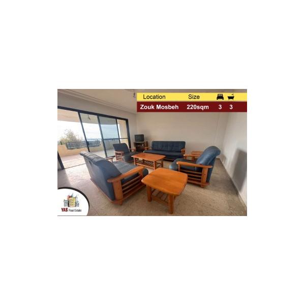 Zouk Mosbeh 220m2 | Panoramic View | Well Maintained | Catch | EL |