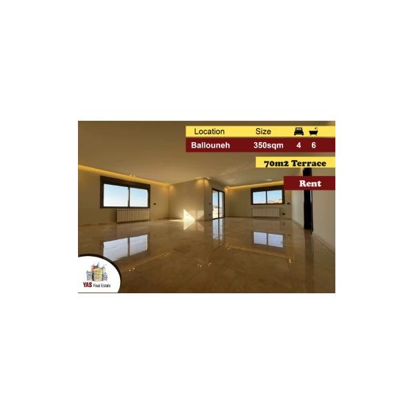 Ballouneh 350m2 | Duplex | Rent |Panoramic Sea View |Prime Location|KS