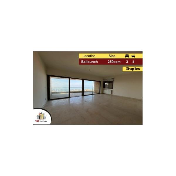 Ballouneh 250m2 | Duplex | Astonishing View | Prime Location | AC |