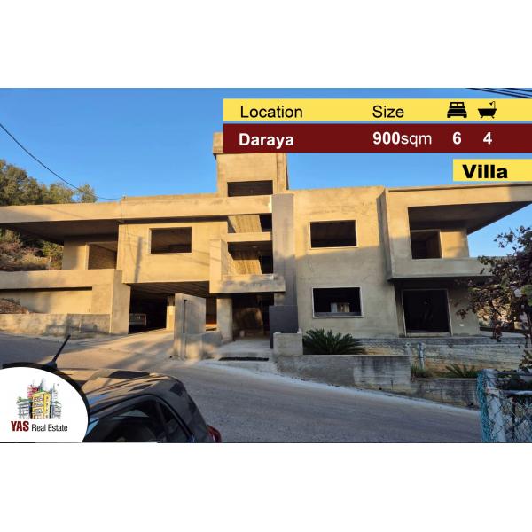 Daraya 900m2 | 350m2 Villa | Troc Available | Garden Available |A