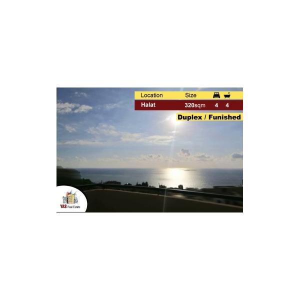 Halat 320m2 | Duplex | Furnished | Panoramic View | Mint Condition |YV
