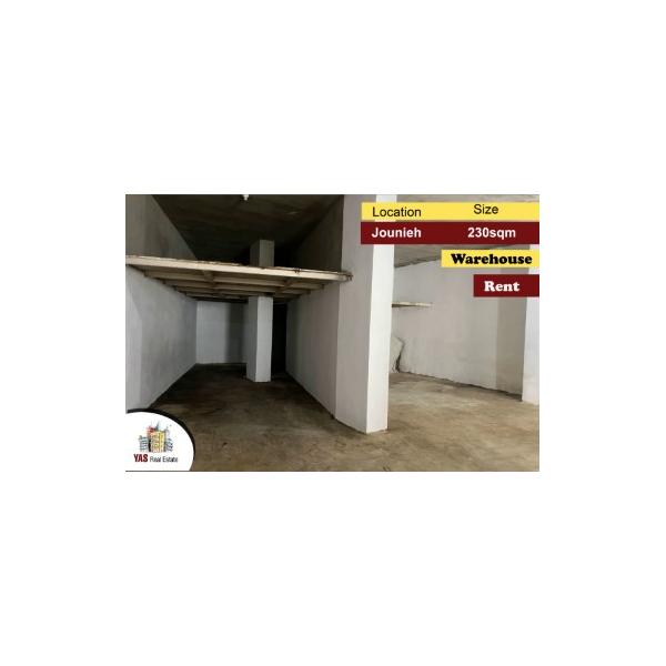 Jounieh 230m2 | Warehouse | Rent | Prime Location | Catch | ELO |