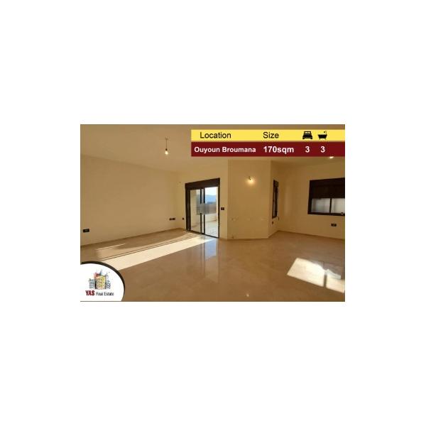 Ouyoun Broumana 170m2 | Private Compound | Calm Area | High End | AMK