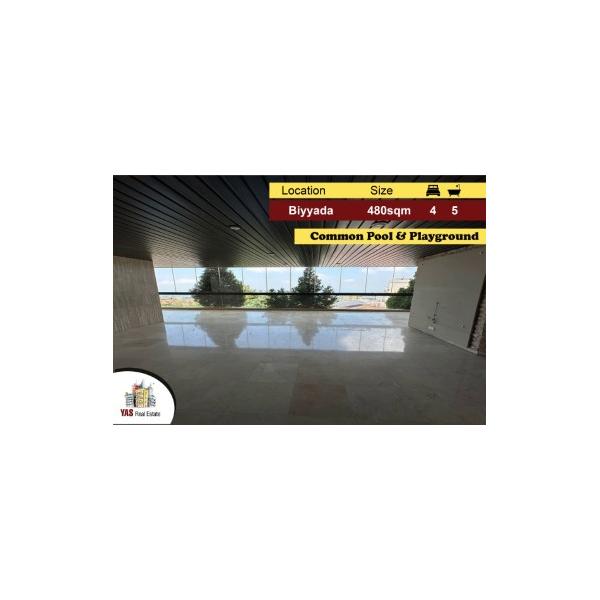 Biyyada 480m2 | 110m2 Terrace | New | Common Pool & Playground | PA