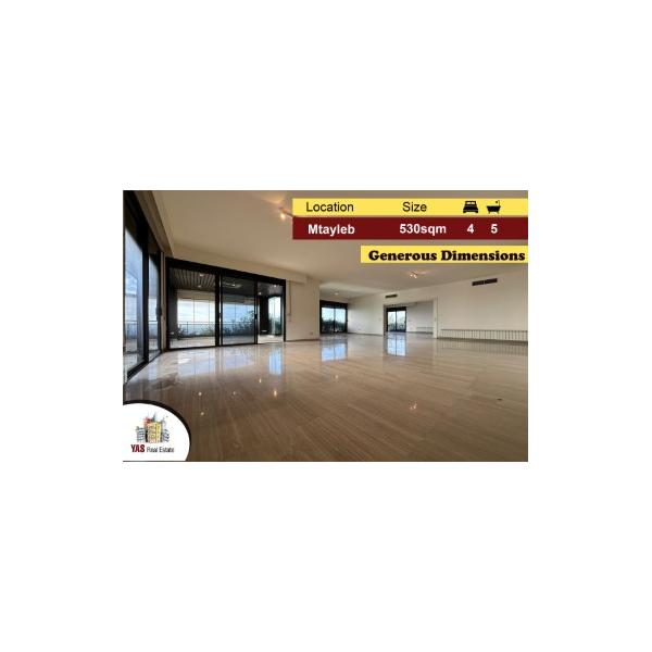 Mtayleb 530m2 | Generous Dimensions | High End | Classy Area | KR |