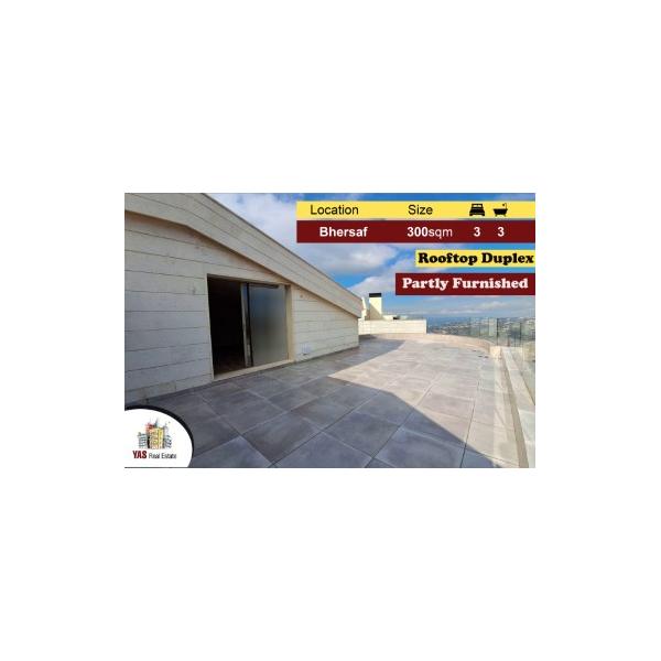 Bhersaf 300m2 | Partly Furnished | Penthouse Duplex | Calm Area | AMK